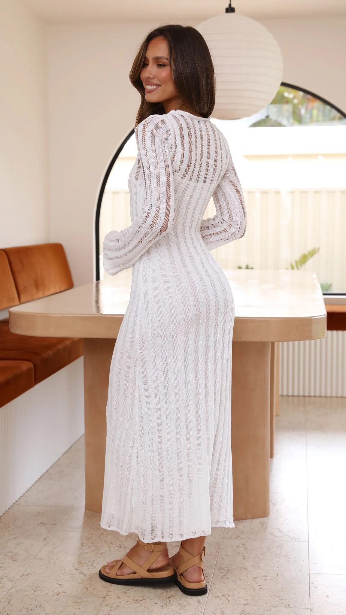 Allure Maxi Dress - White Billy J