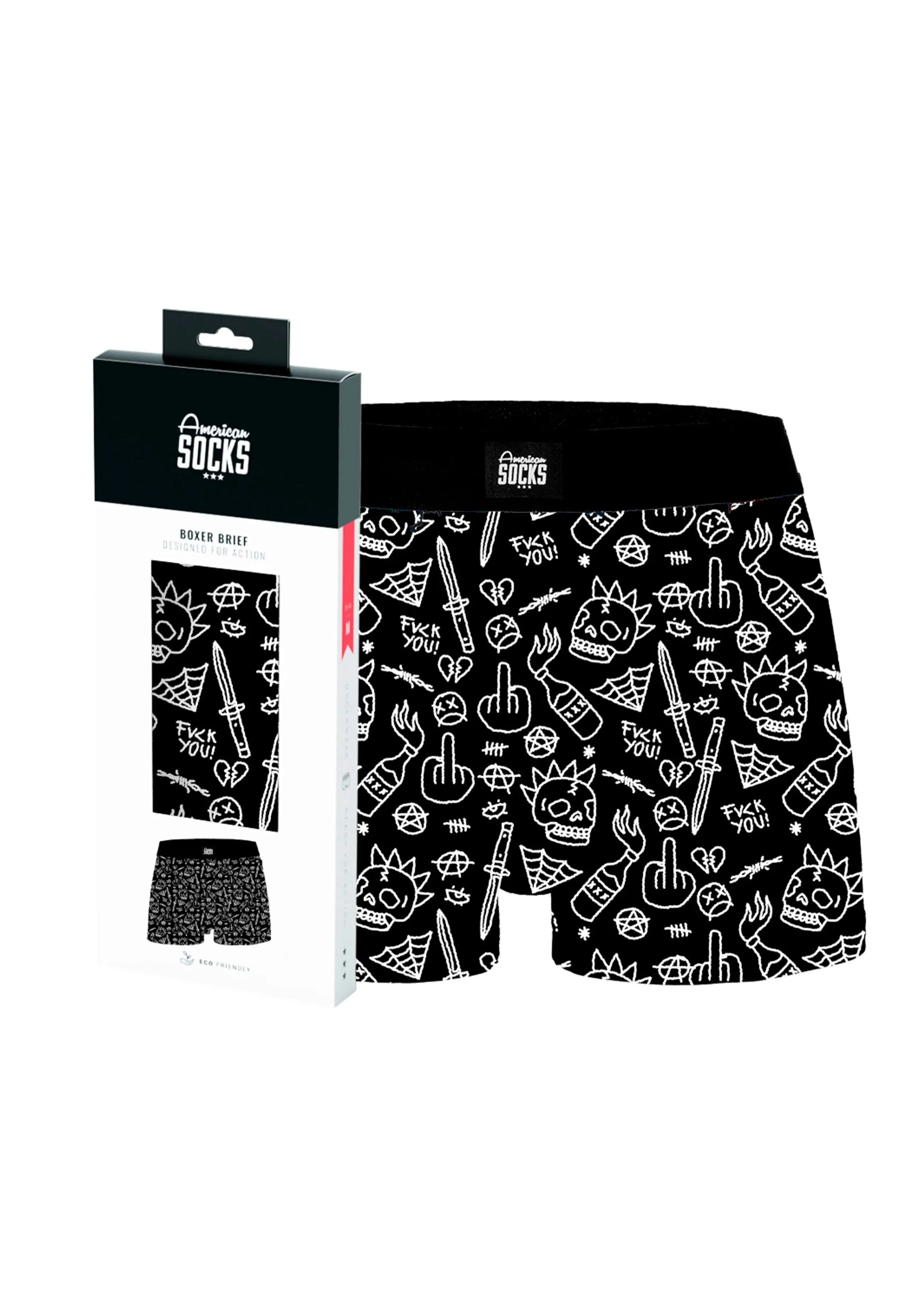 American Socks - No Direction Brief - Boxershorts