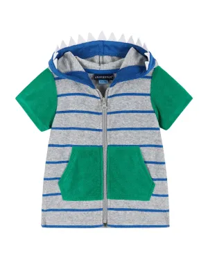 Andy & Evan Terry Zip-Up Hoodie Cover-Up