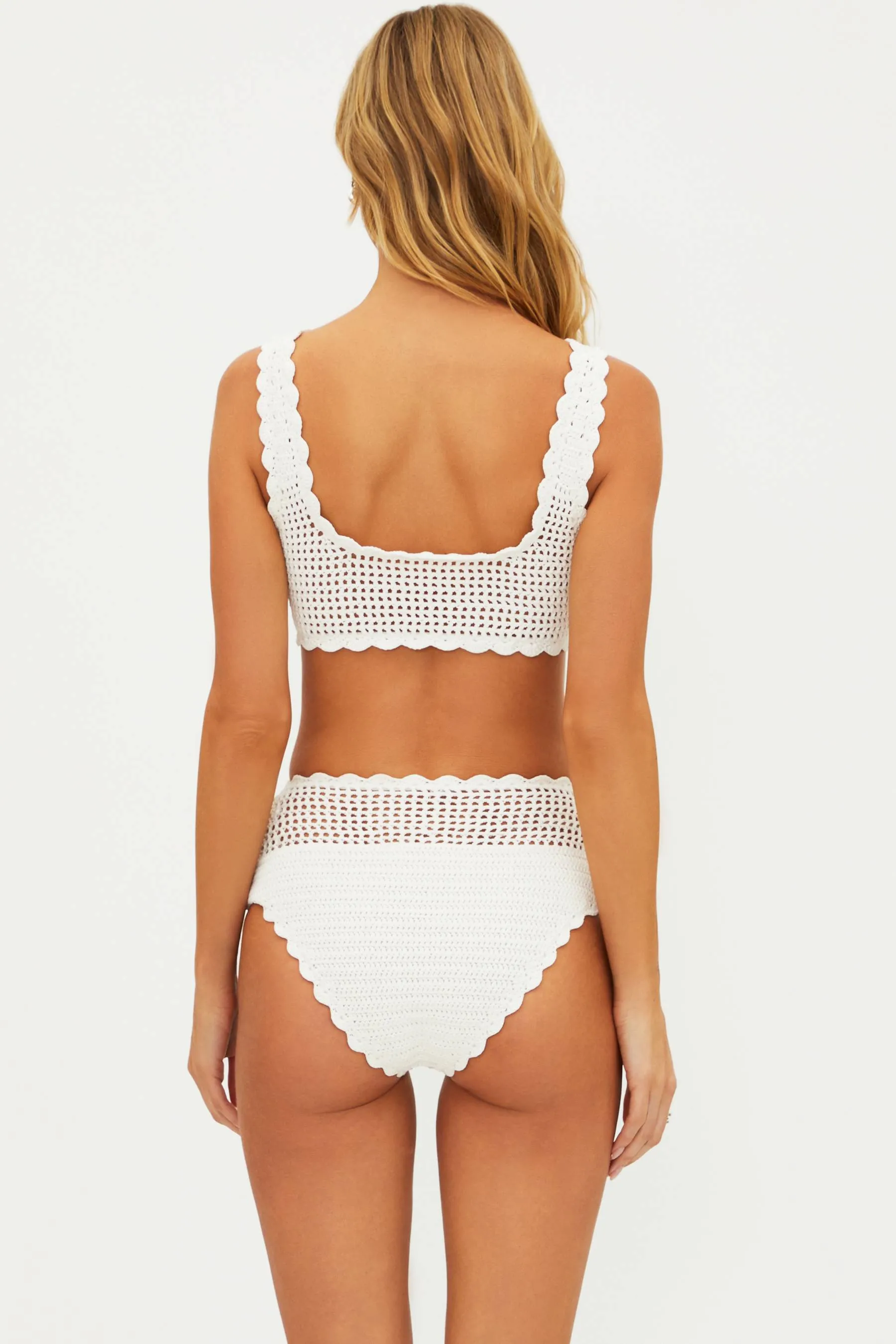 Andy Top White Crochet Beach Riot