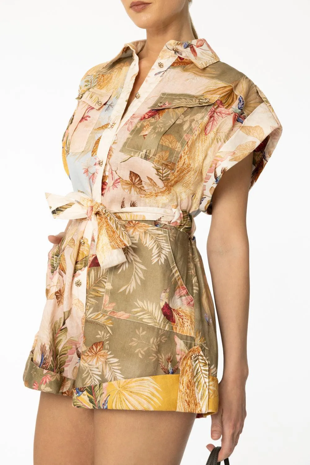 Ascension Cuffed Playsuit