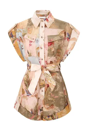 Ascension Cuffed Playsuit