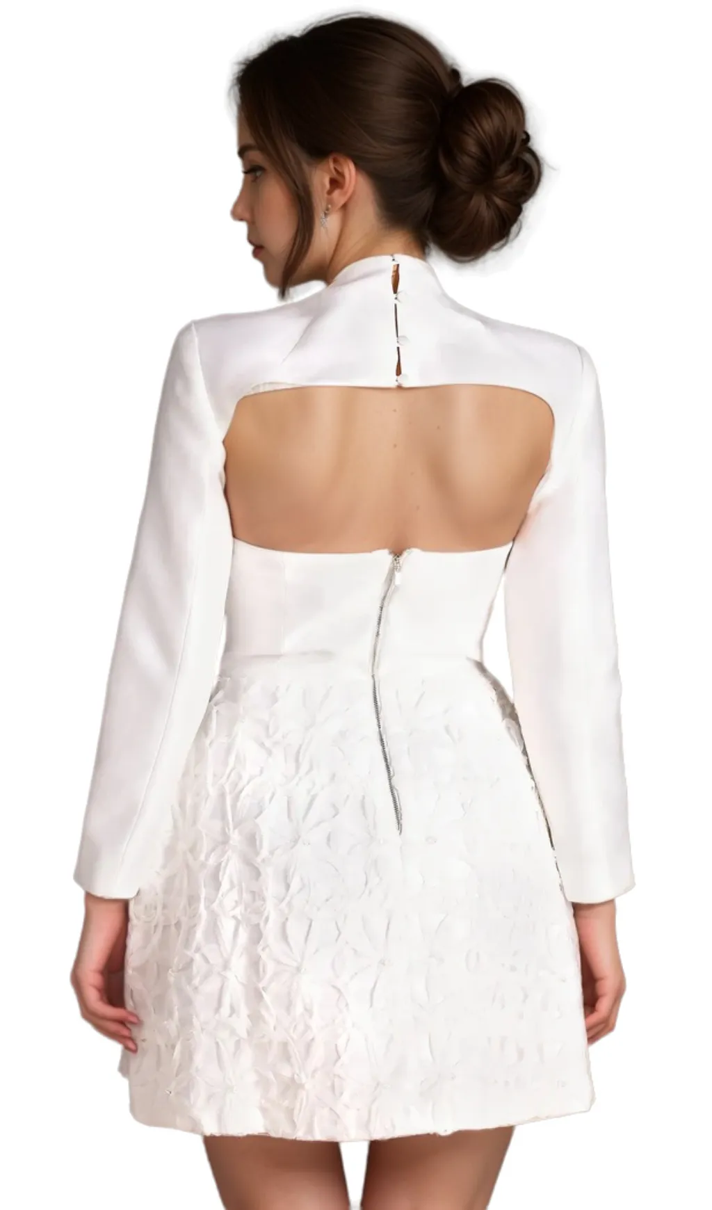 astrid Tum Tube Top 3D Floral 2 Piece Dress Set Gloria Lanvin