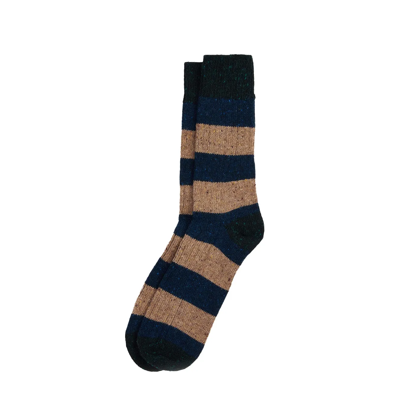 Barbour Houghton Sock 2 Pack Sandstone/Navy