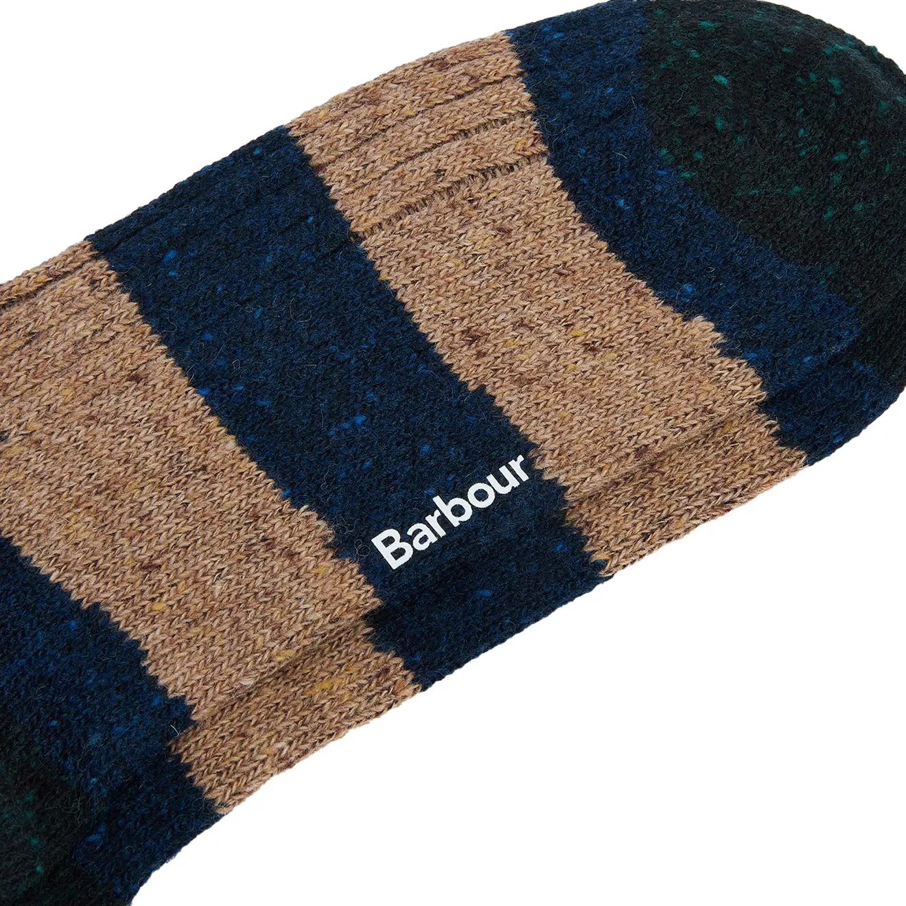 Barbour Houghton Sock 2 Pack Sandstone/Navy
