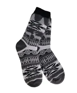 BUY 1 GET ONE FREE Elk Lodge Men's Thermal Slipper Socks