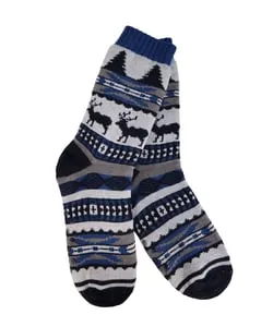 BUY 1 GET ONE FREE Elk Lodge Men's Thermal Slipper Socks