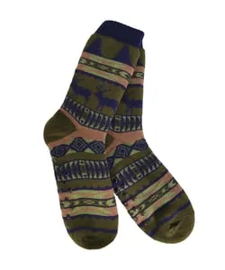 BUY 1 GET ONE FREE Elk Lodge Men's Thermal Slipper Socks