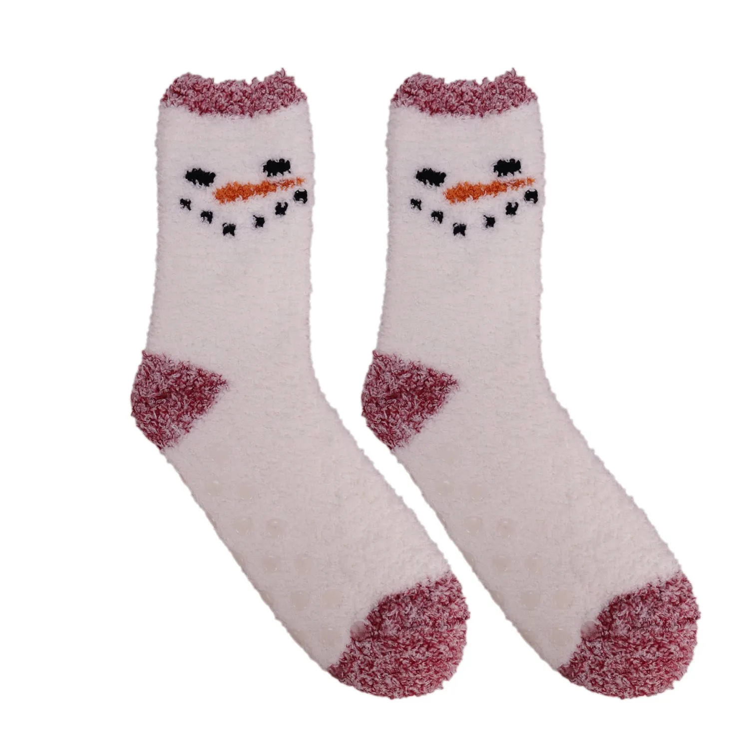 BUY ONE GET ONE FREE 2-Pair Snowman Therapeutic Spa Socks
