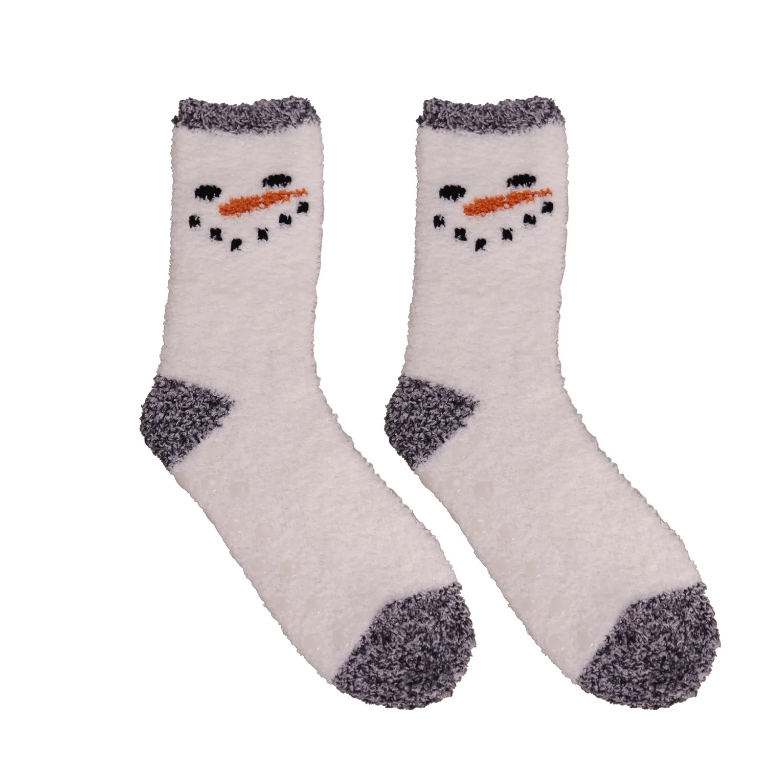 BUY ONE GET ONE FREE 2-Pair Snowman Therapeutic Spa Socks