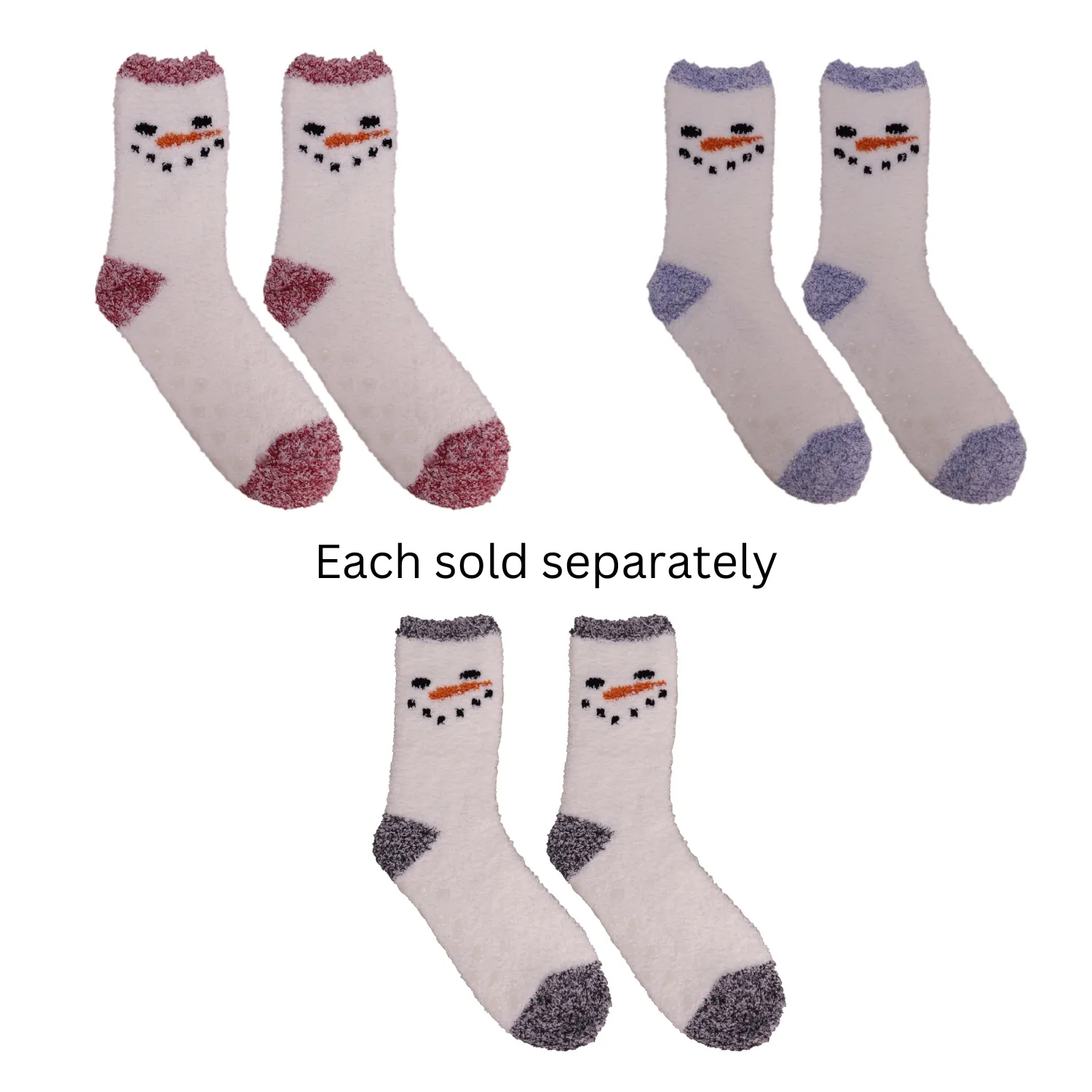 BUY ONE GET ONE FREE 2-Pair Snowman Therapeutic Spa Socks