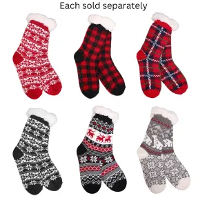 BUY ONE GET ONE FREE Fireside Cabin Thermal Slipper Socks