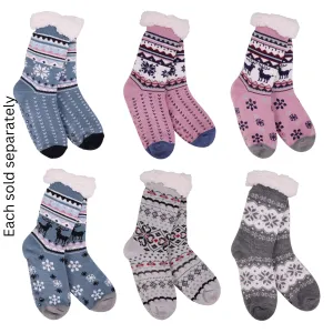 BUY ONE GET ONE FREE Skyline Cottage Thermal Slipper Socks