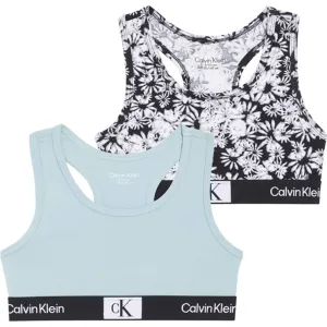 Calvin Klein Bralette 2-Pack Halofloralblackaop/Pericloud