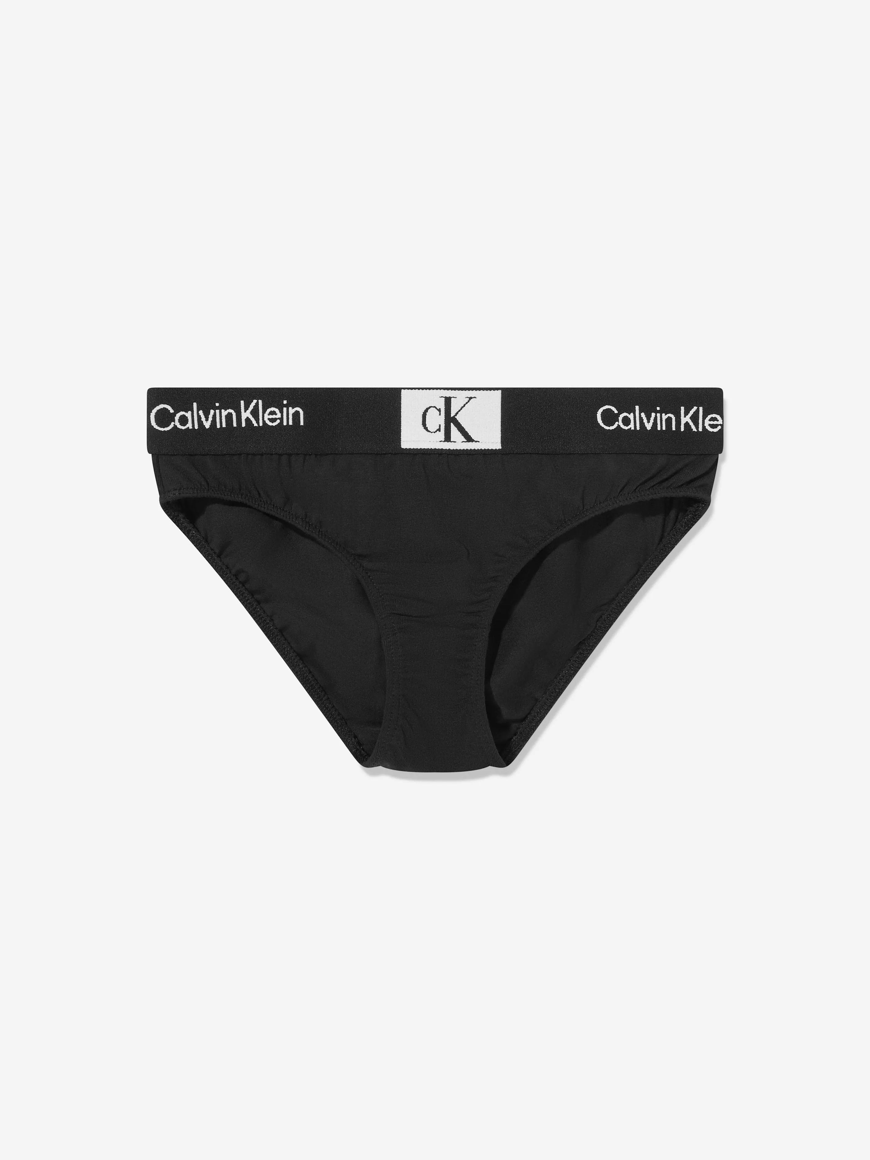 Calvin Klein Girls 2 Pack Bikini Knickers Set in Multicolour