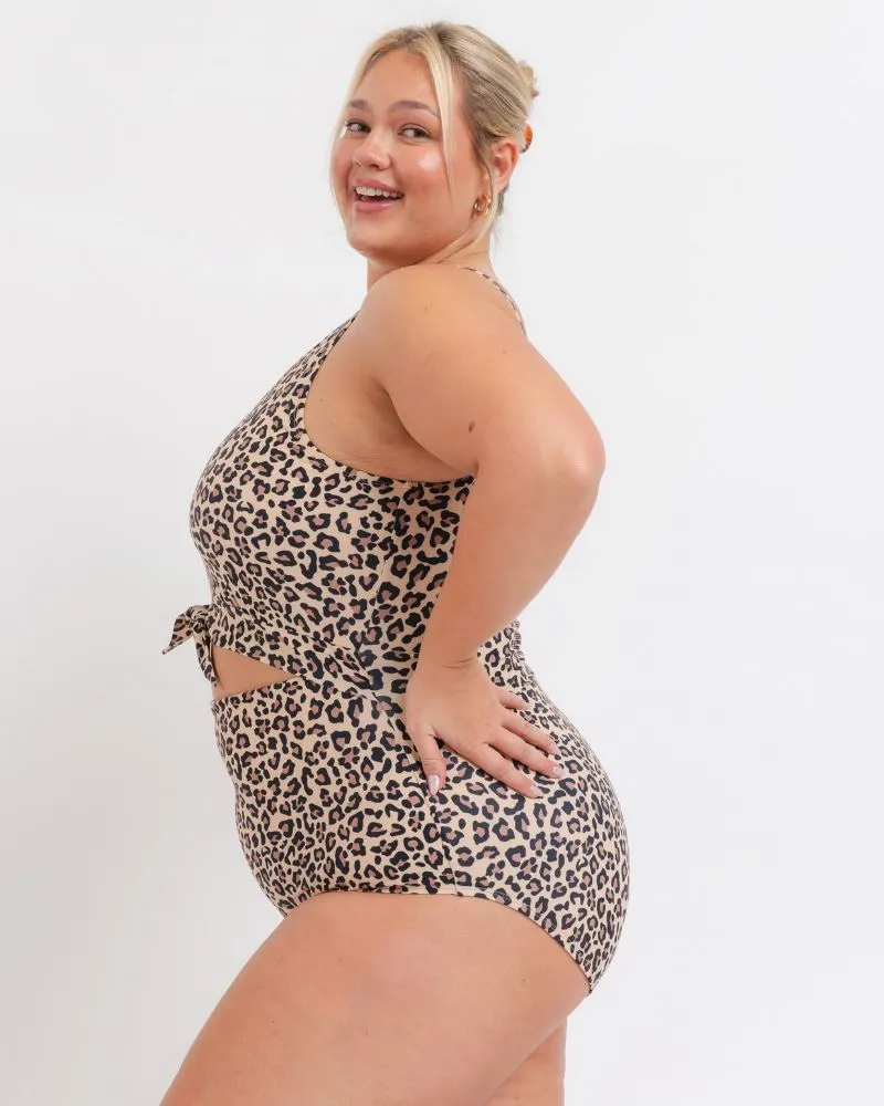 Cheetah Knotted One-Piece