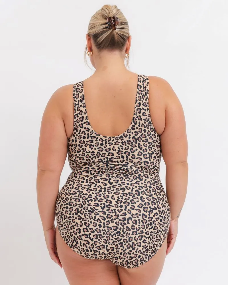 Cheetah Knotted One-Piece