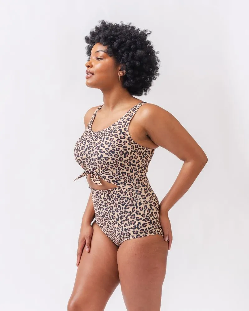 Cheetah Knotted One-Piece
