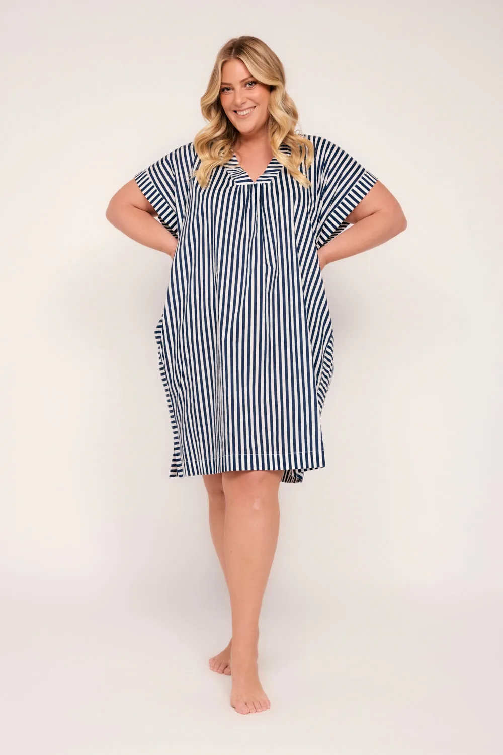 Chelsea Kaftan Resort Dress in Poolside Adrift