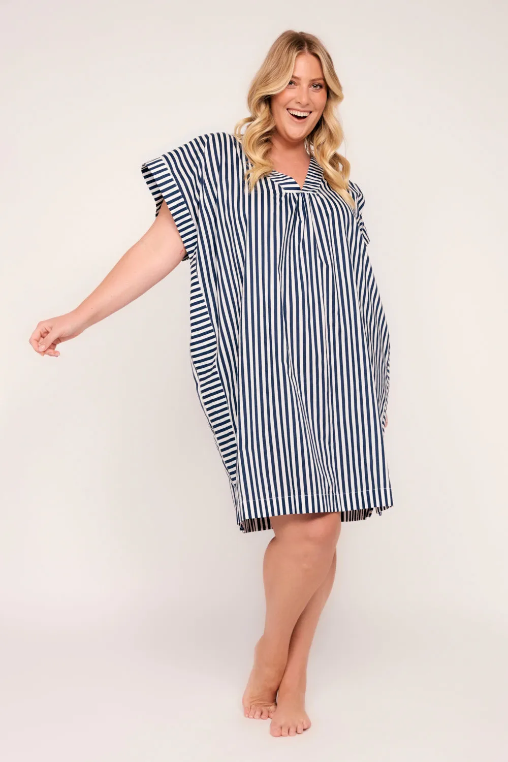 Chelsea Kaftan Resort Dress in Poolside Adrift
