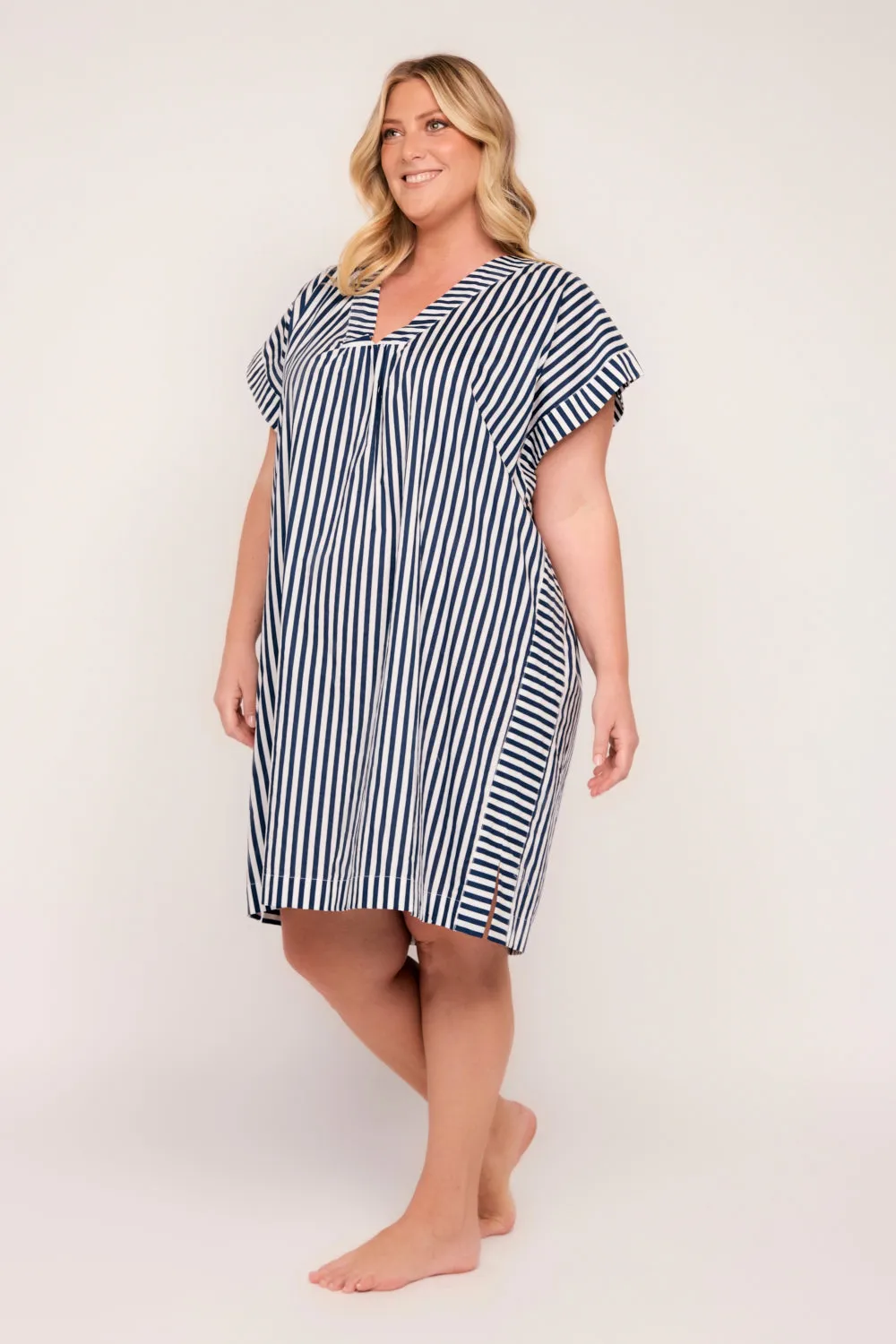 Chelsea Kaftan Resort Dress in Poolside Adrift