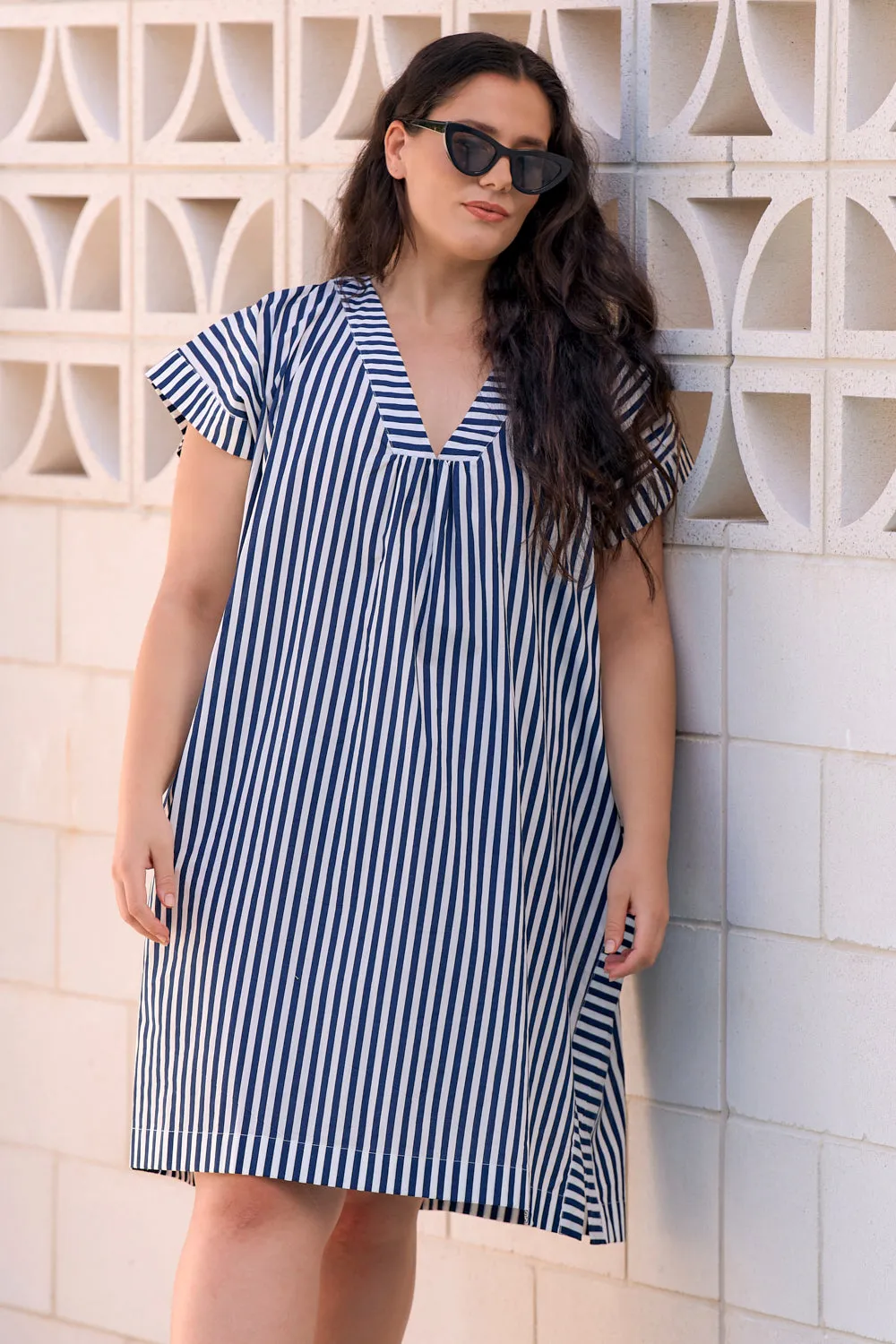 Chelsea Kaftan Resort Dress in Poolside Adrift