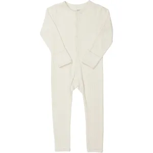 COPENHAGEN COLORS Cream Rib Jersey Full Body