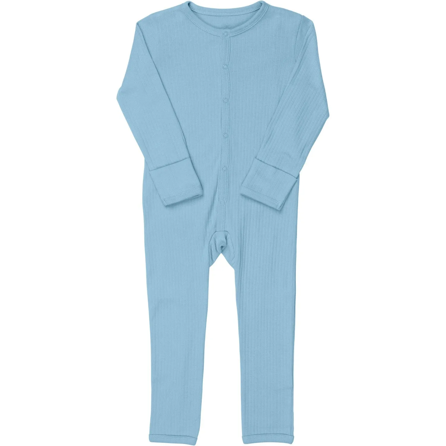 COPENHAGEN COLORS Lt. Blue Rib Jersey Full Body