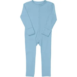 COPENHAGEN COLORS Lt. Blue Rib Jersey Full Body