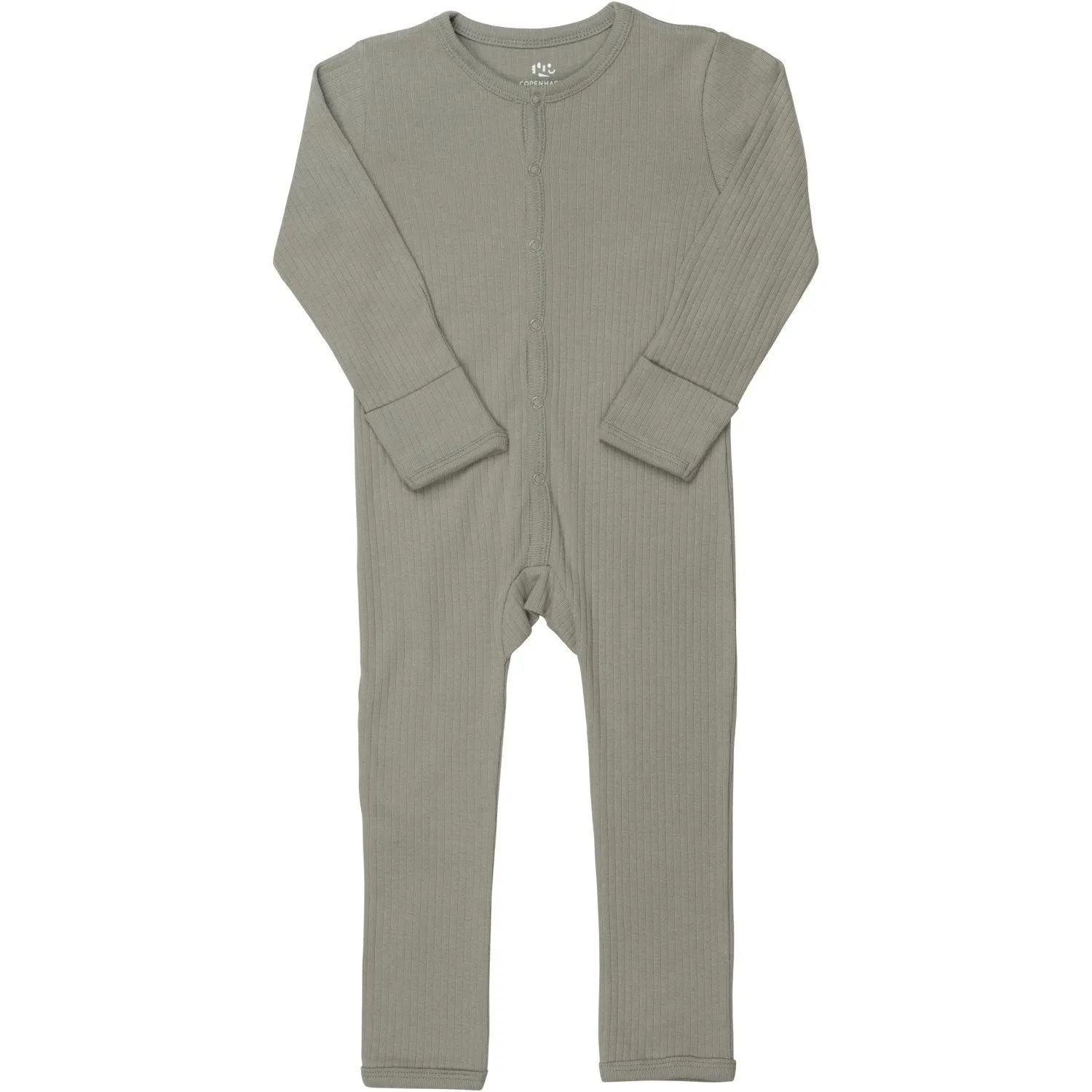COPENHAGEN COLORS Lt. Grey Rib Jersey Full Body
