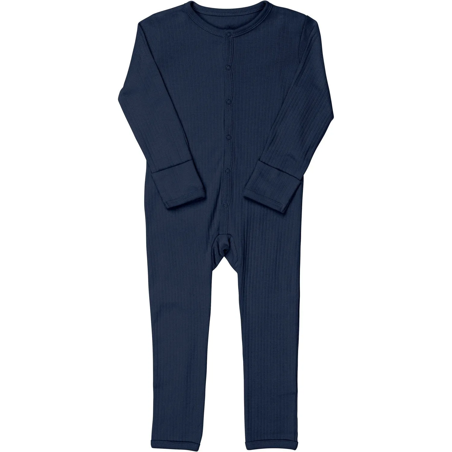 COPENHAGEN COLORS Navy Rib Jersey Full Body