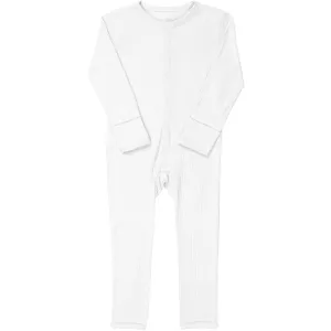 COPENHAGEN COLORS White Rib Jersey Full Body