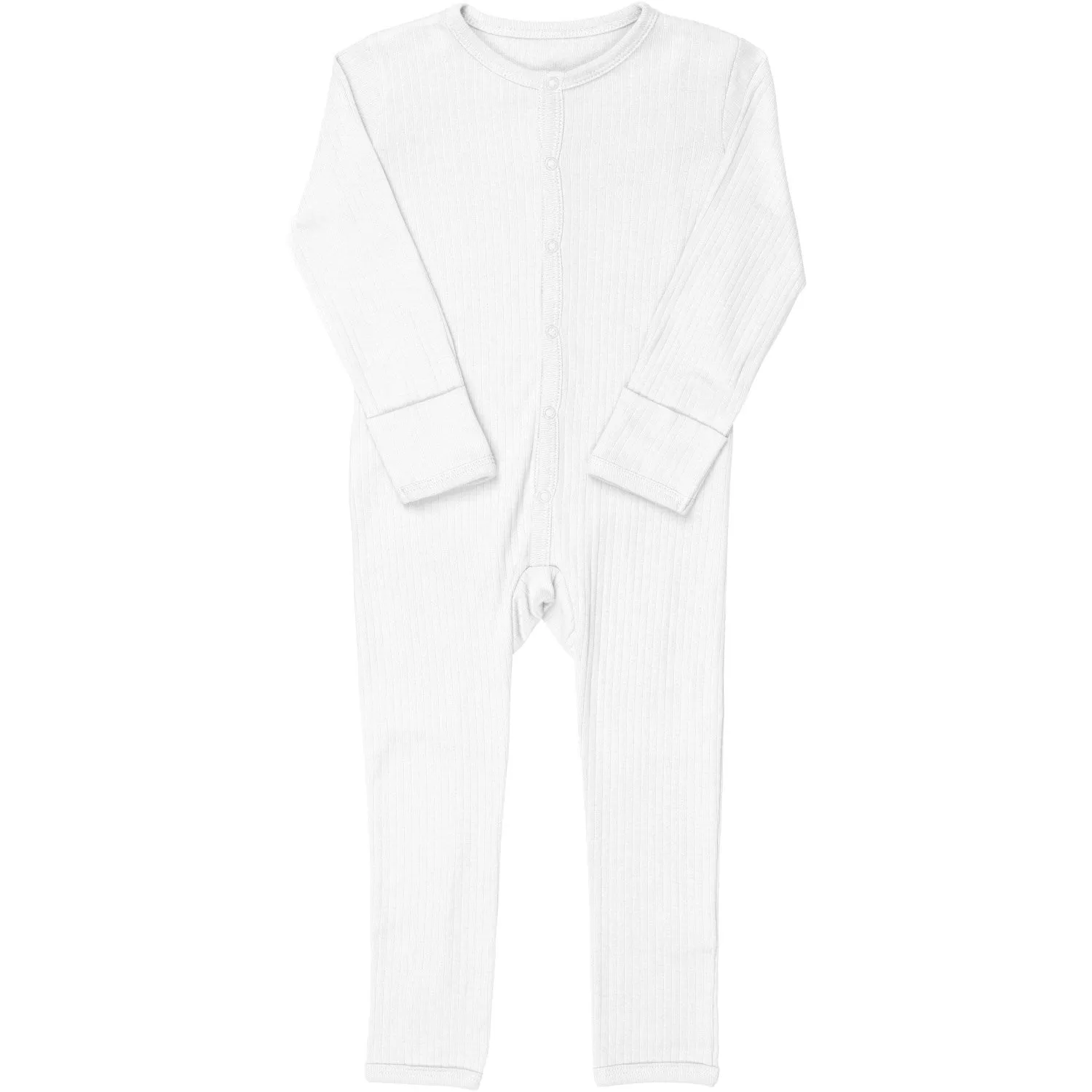 COPENHAGEN COLORS White Rib Jersey Full Body
