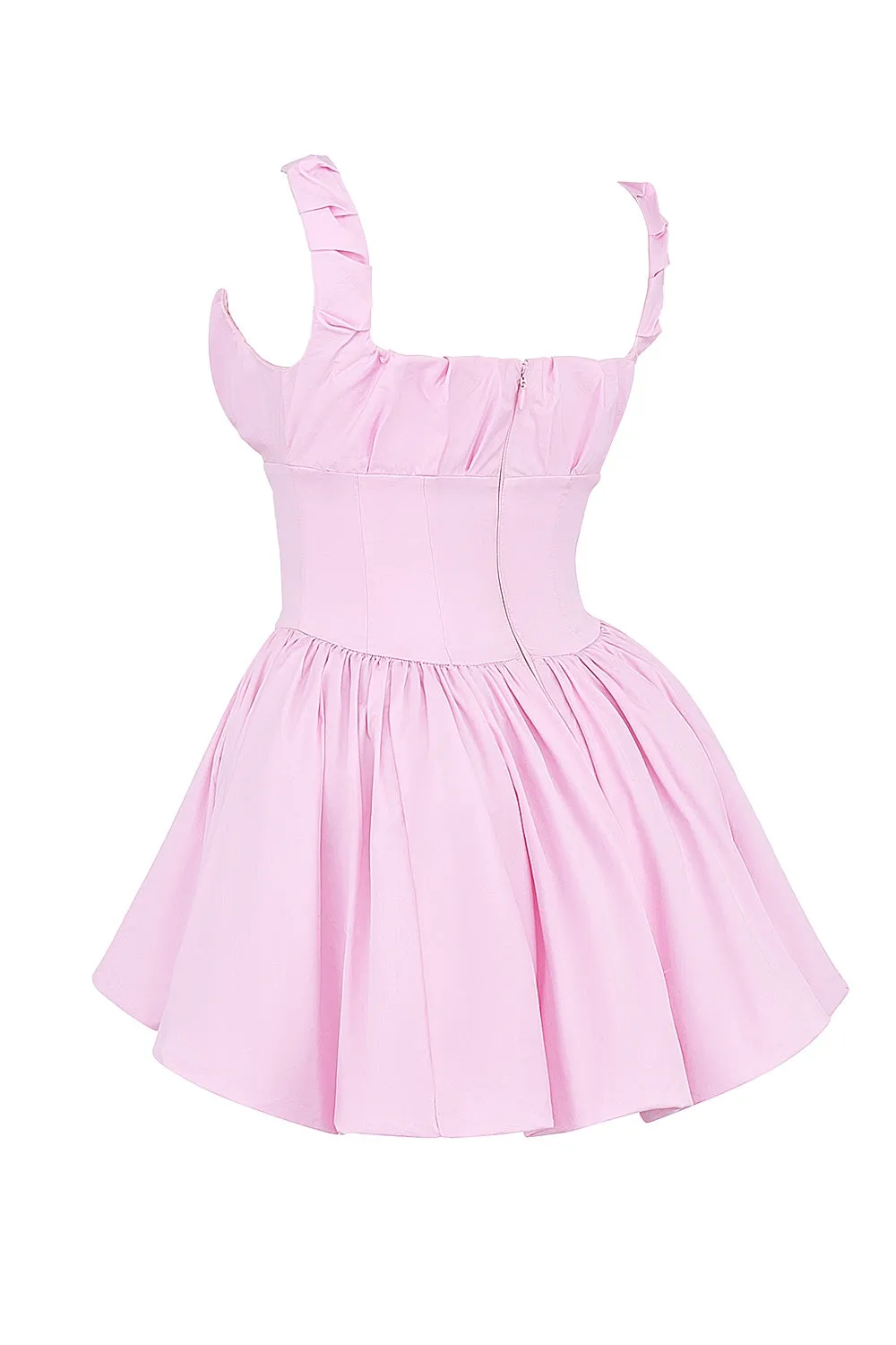 Cotton Candy Cotton Tulle Mini Dress in pink Gloria Lanvin