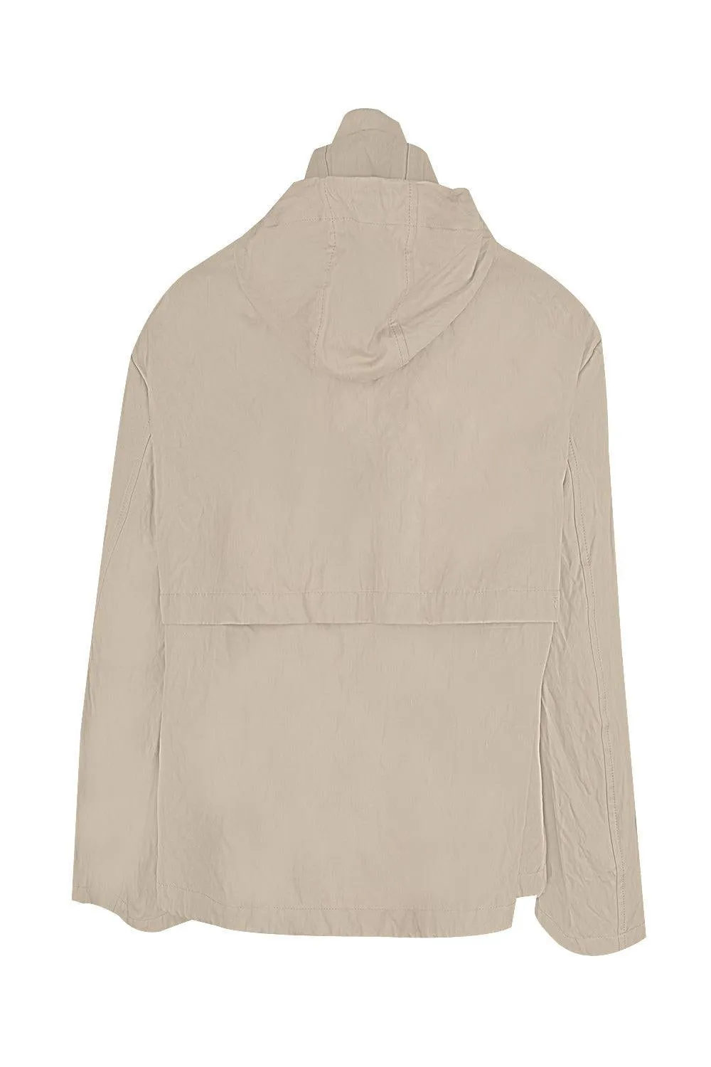 Crushed Hooded Jacket