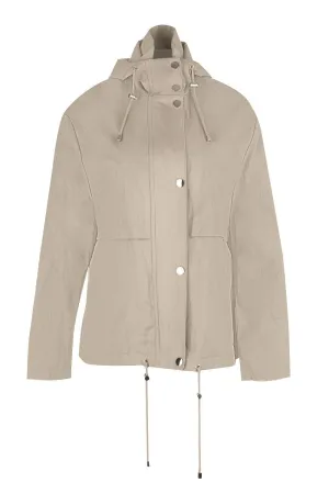 Crushed Hooded Jacket