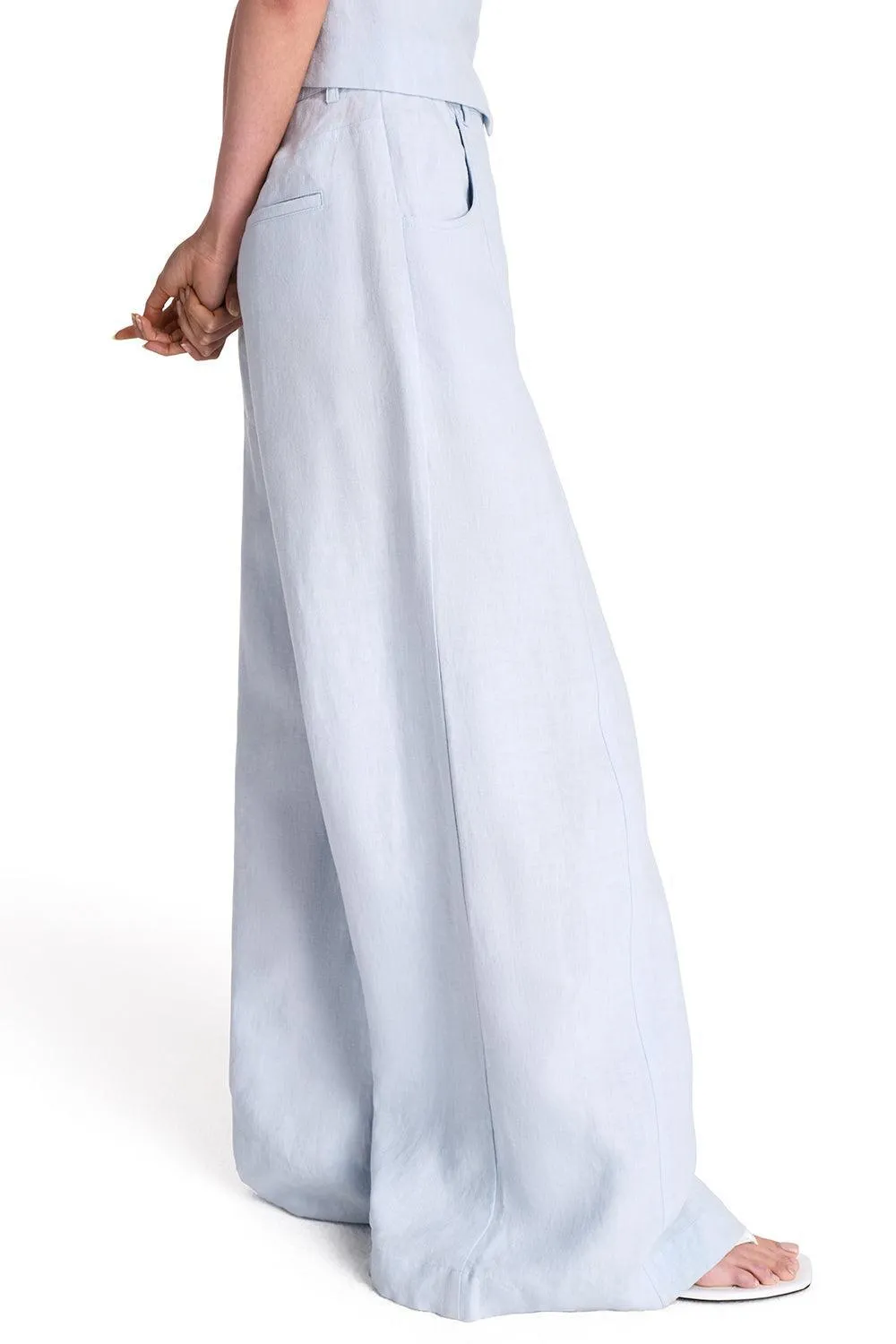 Dee's Washed Linen Trouser