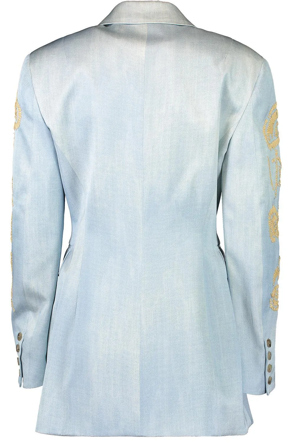 Embroidered Double Breasted Jacket