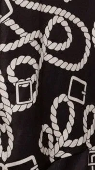 Fergie Pants - Black / White Print Billy J