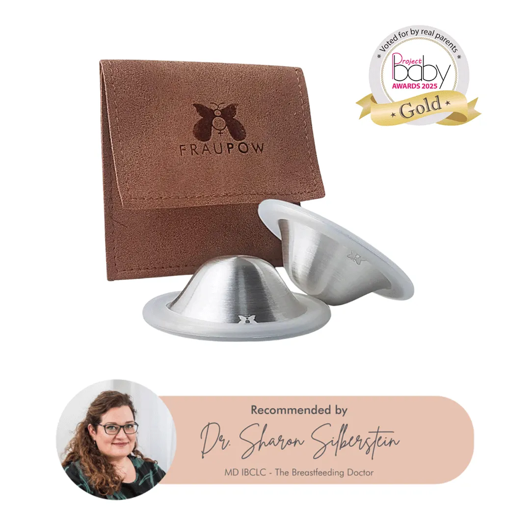 Fraupow Silver Healing Breast Cup - 2 Pack - Silver