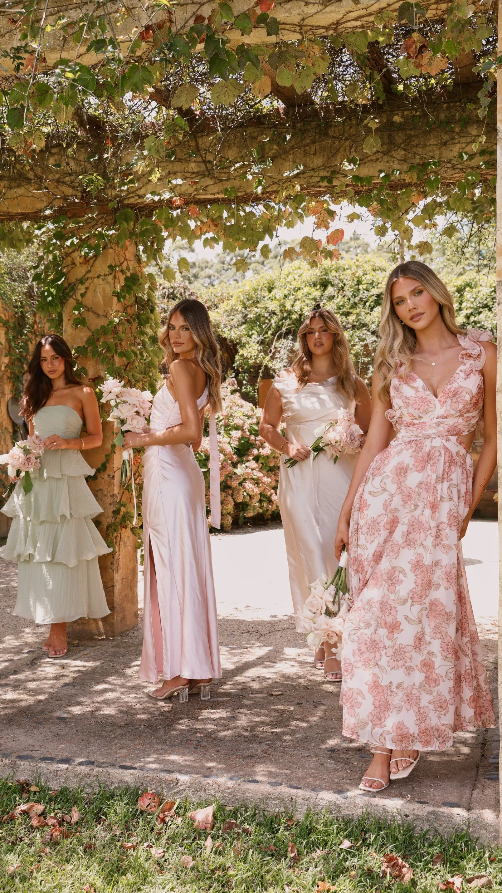 Galilhai Maxi Dress - Peach Floral Billy J