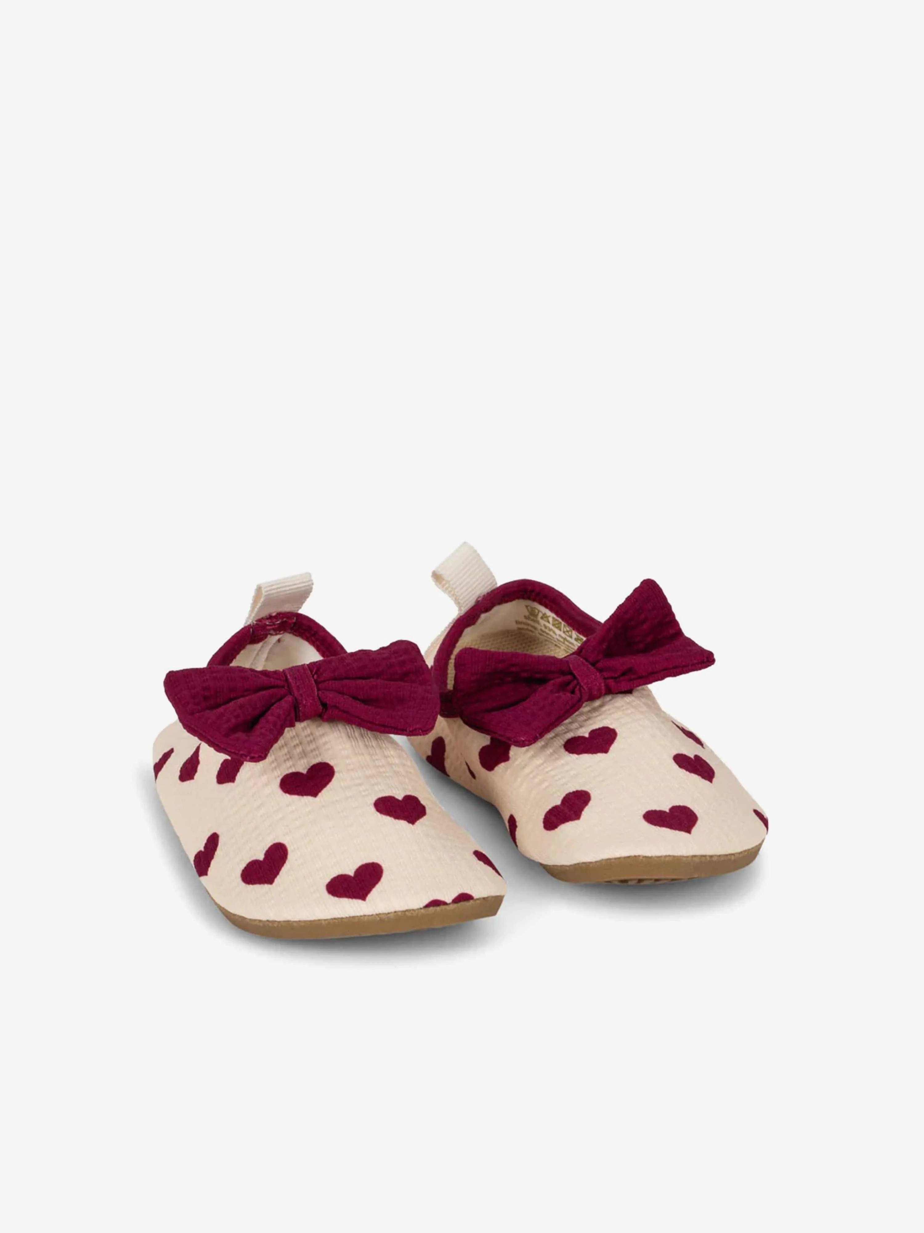 Girls Bowie Heart Swim Shoes in Ivory