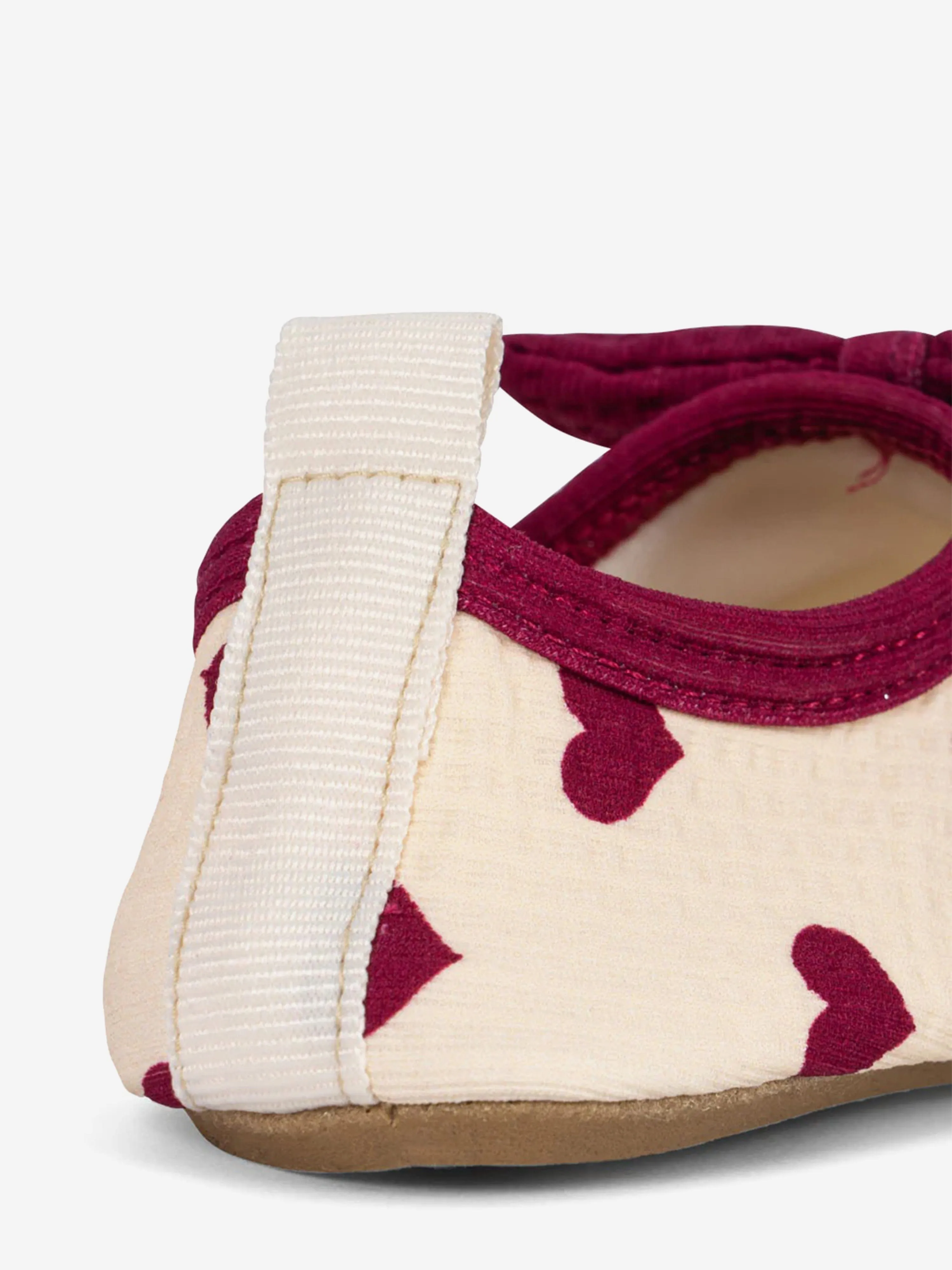 Girls Bowie Heart Swim Shoes in Ivory
