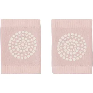 Gobabygo Soft Pink Crawling Knee Pads Organic Terry Cotton