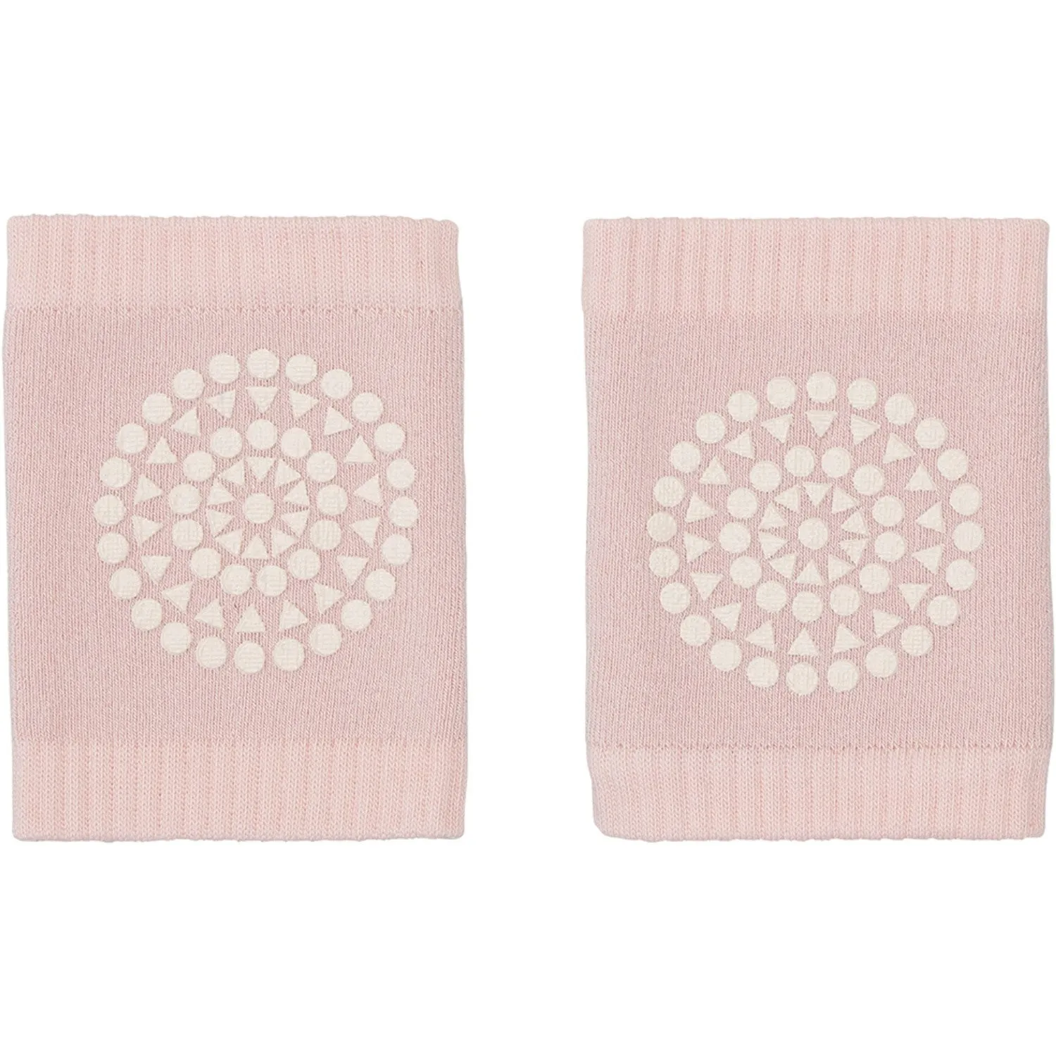 Gobabygo Soft Pink Crawling Knee Pads Organic Terry Cotton
