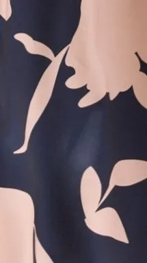 Hadas Maxi Dress - Navy/Pink Print Billy J