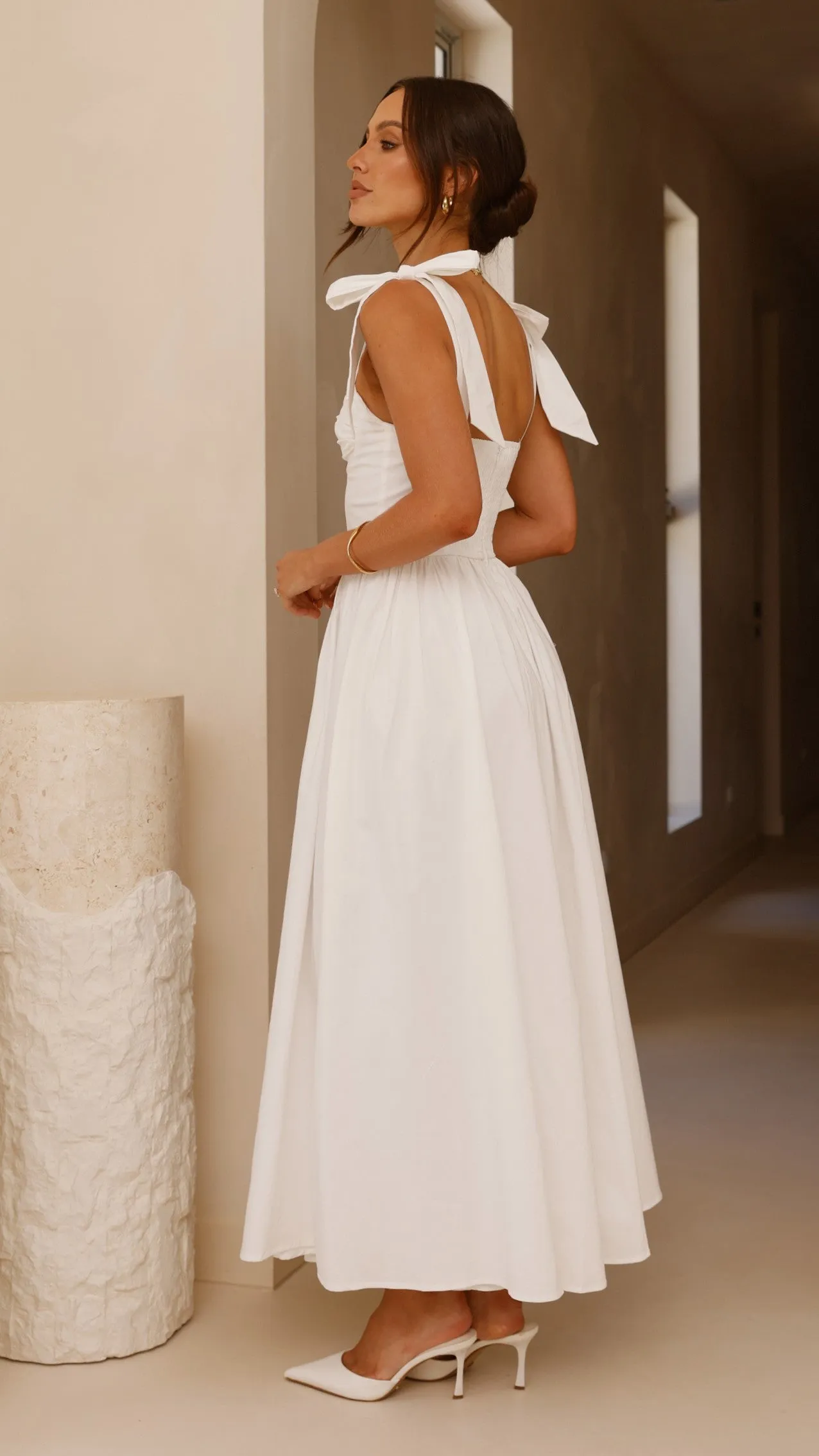 Haisley Maxi Dress - White Billy J