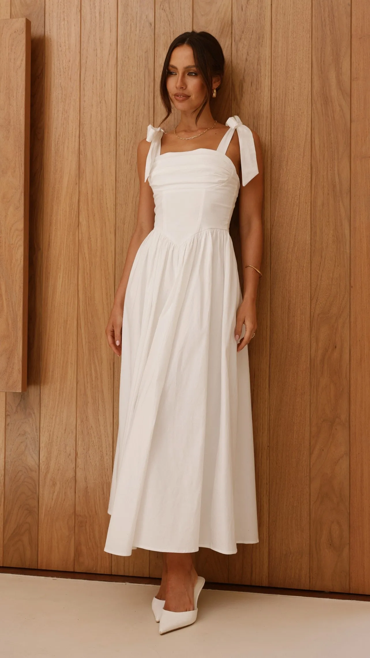 Haisley Maxi Dress - White Billy J