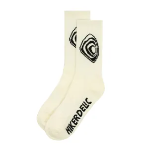 Hikerdelic Sabio Graphic Sock White