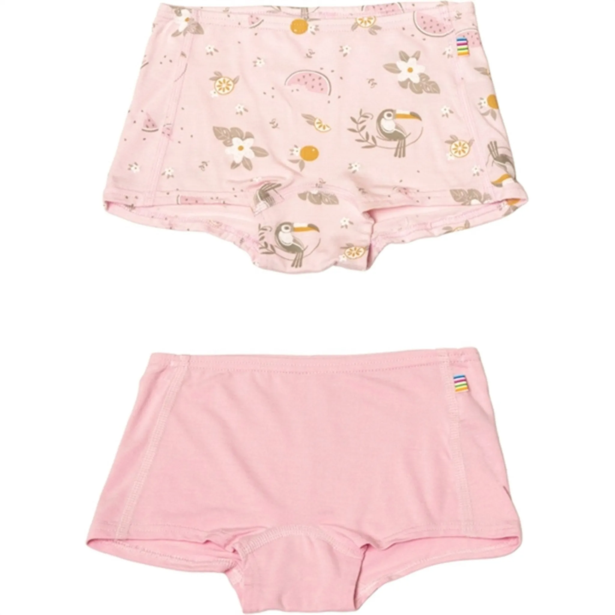 Joha Bamboo Pink AOP Hipster 2-pack
